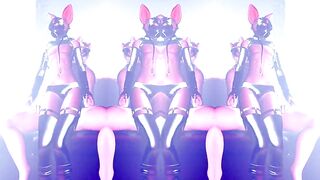 Gay Furry Yiffing destroys femboy sphinx in raw group porn