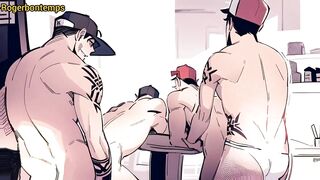 Gay Gangbang Porno Cartoon Animation Busted Raw