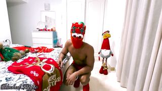 Twink Santa Xmas Underwear Bulge Gagged Jock Fetish