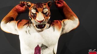 POV you top a tiger and make him gush rivers of cum