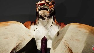 POV you top a tiger and make him gush rivers of cum