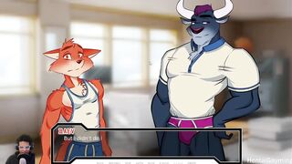 Good Student Bad Coach Gets Ganged In Hentai Furry Gym