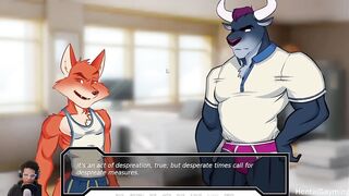 Good Student Bad Coach Gets Ganged In Hentai Furry Gym