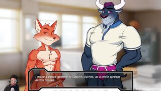Good Student Bad Coach Gets Ganged In Hentai Furry Gym