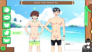 Keitaro destroys Natsumi in Camp Buddy hardcore fuck gameplay