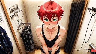 Femboy trapped in fitting room sissy twink creampie raw cartoon hentai