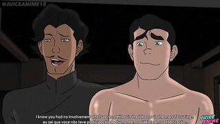 Bolin’s big dick wrecks his tight bubble butt in raw hentai bara yaoi