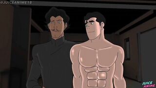 Bolin’s big dick wrecks his tight bubble butt in raw hentai bara yaoi