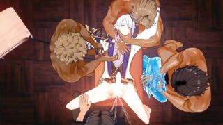 Ayato X NPCs Gangbanged Hard Raw Gay Hentai