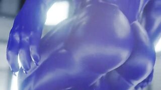 Tritan Reveal Growth Animated Buff Muscle Twitching Gay Moans