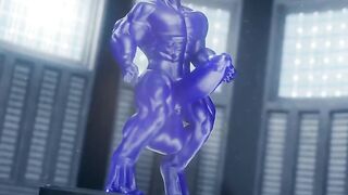 Tritan Reveal Growth Animated Buff Muscle Twitching Gay Moans