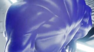 Tritan Reveal Growth Animated Buff Muscle Twitching Gay Moans
