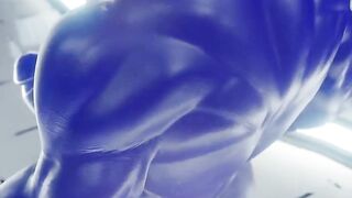 Tritan Reveal Growth Animated Buff Muscle Twitching Gay Moans