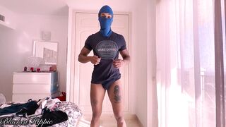 Twink Santa's Big Black Bulge Try On Destroyed Squealing