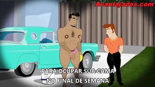 Drawing sex with the big dick latin gay teacher