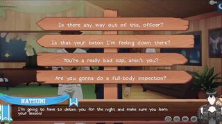 Natsumi gets destroyed by Keitaro's thick cock during CampBuddy gameplay