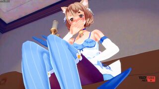 Felix wrecked by dildo in Re Zero Yaoi hentai