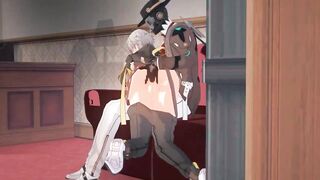 Caelus fingered raw gay Honkai Star Rail hentai