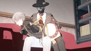 Caelus fingered raw gay Honkai Star Rail hentai