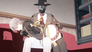 Caelus fingered raw gay Honkai Star Rail hentai