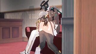 Caelus fingered raw gay Honkai Star Rail hentai