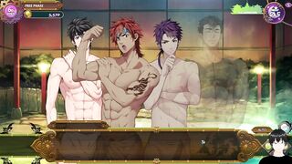 Huge cock wrecks tight ass in brutal yaoi pounding gameplay
