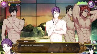 Huge cock wrecks tight ass in brutal yaoi pounding gameplay
