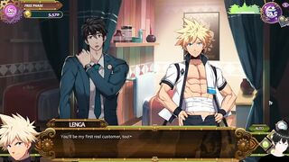 Huge cock wrecks tight ass in brutal yaoi pounding gameplay