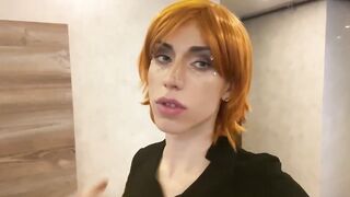Licked my husband’s feet then got hardcore fucked by a muscle sissy twink