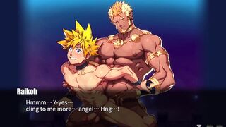 The Thunder God fucked me raw in this gay 2d yaoi game