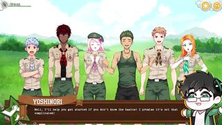 Scoutmaster’s Camp Boy Destroys Muscle Hunk in Raw Gay Hentai