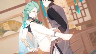 Baizhu Sex raw in Genshin Impact Hentai R34