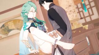 Baizhu Sex raw in Genshin Impact Hentai R34