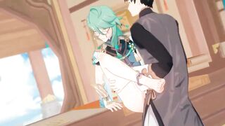 Baizhu Sex raw in Genshin Impact Hentai R34