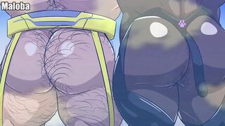 Double Ended Energy Forced Throat Filling of Wolverine and Black Panther's Deep Muscle Gape