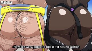 Double Ended Energy Forced Throat Filling of Wolverine and Black Panther's Deep Muscle Gape