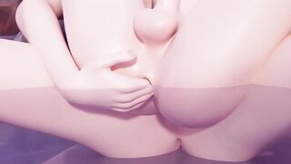 Tartaglia anal fingered Zhongli raw cum messy Genshin Impact yaoi hentai