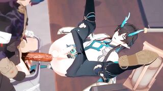 Dan Hung x Blade destroyed in gay anime r34