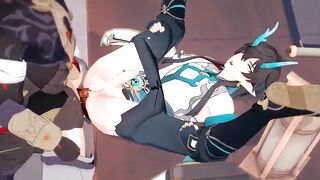 Dan Hung x Blade destroyed in gay anime r34