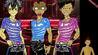 My boyfriend's touch gets me ruined in this gay muscle boy yaoi saga