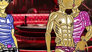 My boyfriend's touch gets me ruined in this gay muscle boy yaoi saga