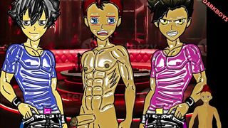 My boyfriend's touch gets me ruined in this gay muscle boy yaoi saga