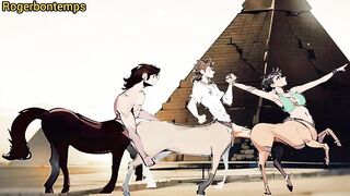 Centaur Threesome Futa Creampie Anal Gay Cartoon