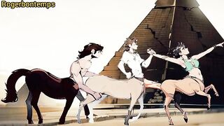 Centaur Threesome Futa Creampie Anal Gay Cartoon