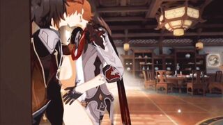 Tartaglia and Zhongli Genshin Impact raw gay hentai