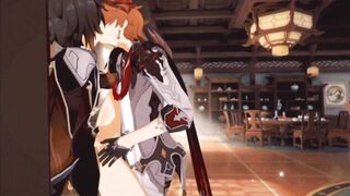Tartaglia and Zhongli Genshin Impact raw gay hentai