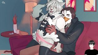 Daddy's home Maximus x Riley First Sex Shades of Gay Furry Hentai Hardcore
