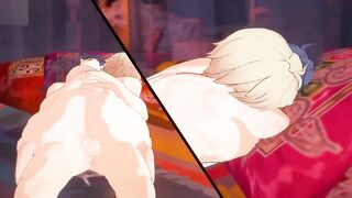 Sampo x Gepard Double Penetration Hentai Raw