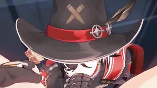Boothill Blowjob in Honkai Star Rail gay anime