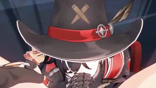 Boothill Blowjob in Honkai Star Rail gay anime